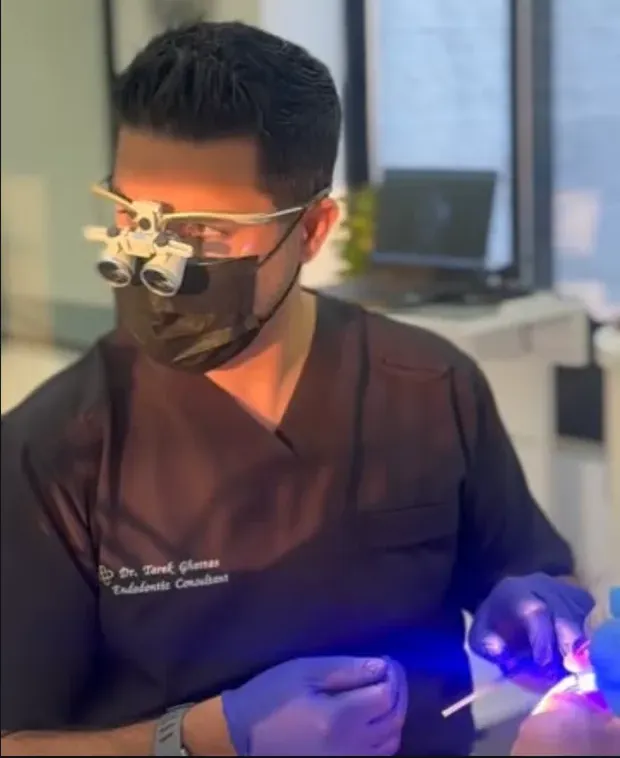 Endodontic consultant at work