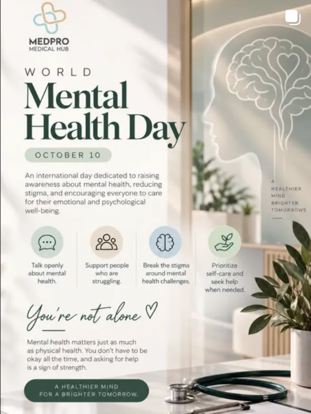 World Mental Health Day post